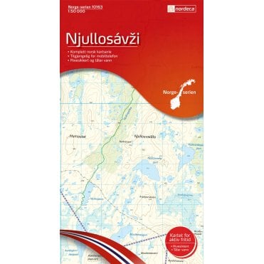 10163: Njullosavzi Norge-serien 1:50 000