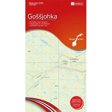 10167: Gossjohka Norge-serien 1:50 000