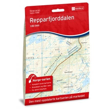 10181: Repparfjorden Norge-serien 1:50 000