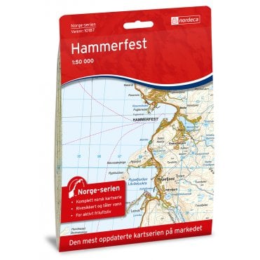 10187: Hammerfest Norge-serien 1:50 000
