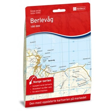 10190: Berlevag Norge-serien 1:50 000