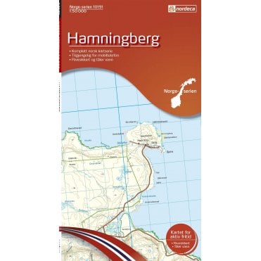 10191: Hamningberg Norge-serien 1:50 000
