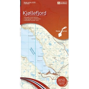 10194: Kjollerfjord Norge-serien 1:50 000