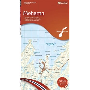 10195: Mehamn Norge-serien 1:50 000