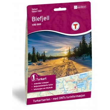 Blefjell Tourist Map: 2207