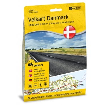 Denmark: 2199 Road Map