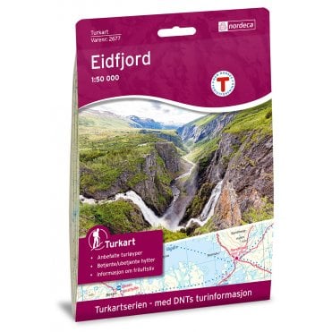 Eidfjord Tourist Map: 2677