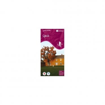 Gjovik Tourist Map: 2598