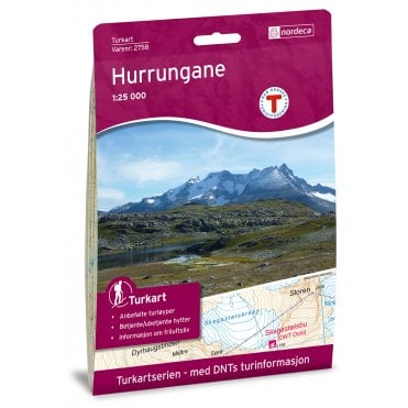 Hurrungane Tourist Map: 2758