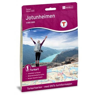 Jotunheimen Tourist Map: 2215