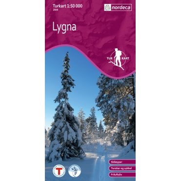 Lygna Tourist Map: 2600