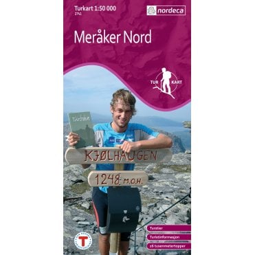 Meraker Nord Tourist Map: 2741