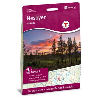 Nesbyen Tourist Map: 2573