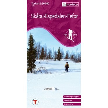Skabu-Espedalen-Fefor Tourist Map: 2561