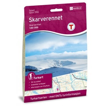 Skarverennet Tourist Map: 2703
