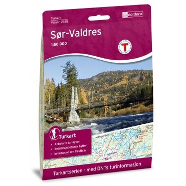 Sor-Valdres Tourist Map: 2555