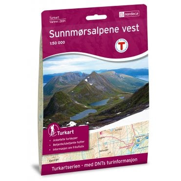 Sunnorsalpane Vest Tourist Map: 2691
