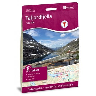 Tafjordfjella Tourist Map: 2533