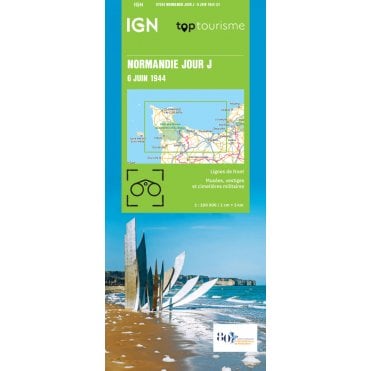 Normandy D-Day (Jour J) 6th June 1944 Events map