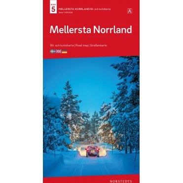 5: Sweden North Tourist Road Map