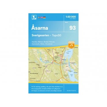 Asarna (Sweden) - Norstedts Outdoor map 93