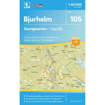 Bjurholm (Sweden) - Norstedts Outdoor map 105