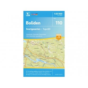 Boliden (Sweden) - Norstedts Outdoor map 110