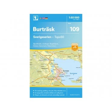 Burtrask (Sweden) - Norstedts Outdoor map 109