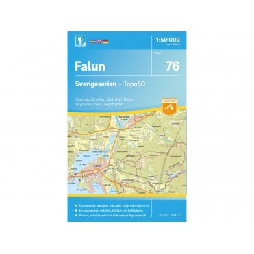 Falun (Sweden) - Norstedts Outdoor map 76
