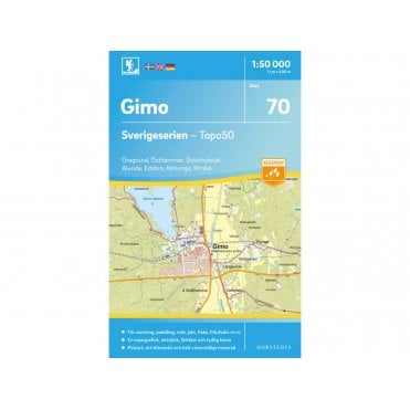 Gimo (Sweden) - Norstedts Outdoor map 70