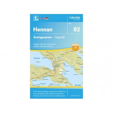 Hennan (Sweden) - Norstedts Outdoor map 92