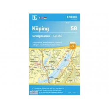 Koping (Sweden) - Norstedts Outdoor map 58
