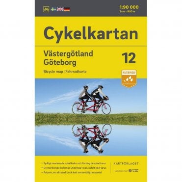 12: Vastergotland / Goteborg Cycling Map