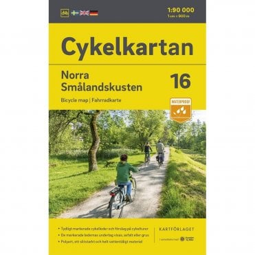 16: Smaland Coast North Cycling Map