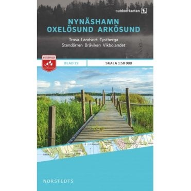 22: Nynashamn / Oxelosund / Arkosund Tourist & Hiking Map