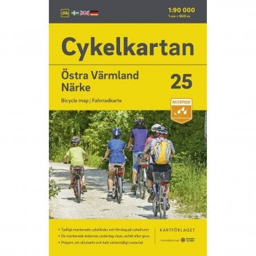 25: Varmland East/Narke Cycling Map
