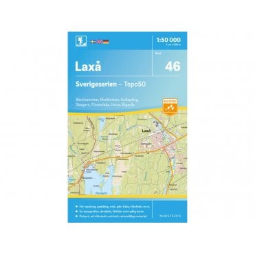 Laxa (Sweden) - Norstedts Outdoor map 46