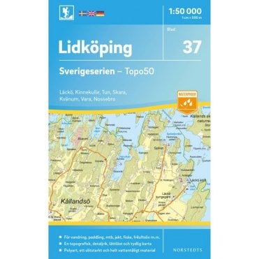 Lidkoping (Sweden) - Norstedts Outdoor map 37