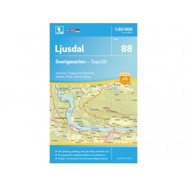Ljusdal (Sweden) - Norstedts Outdoor map 88