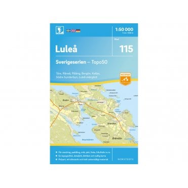 Lulea (Sweden) - Norstedts Outdoor map 115