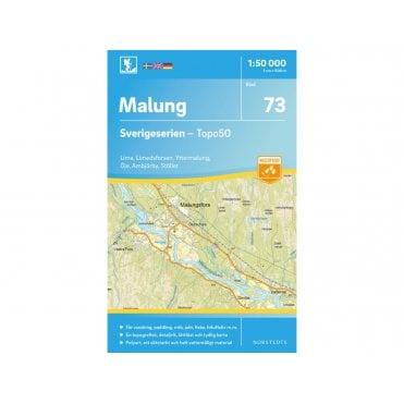 Malung (Sweden) - Norstedts Outdoor map 73