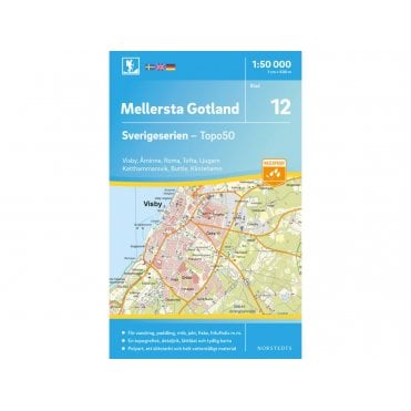 Mellersta Gotland (Sweden) - Norstedts Outdoor map 12