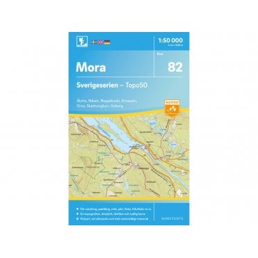 Mora (Sweden) - Norstedts Outdoor map 82