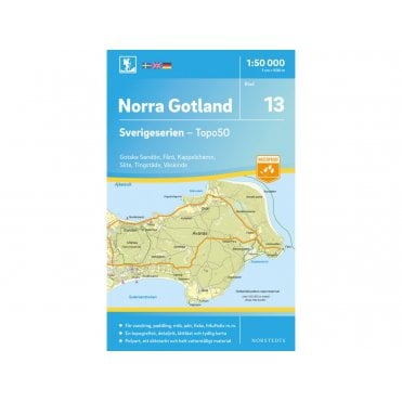 Norra Gotland (Sweden) - Norstedts Outdoor map 13