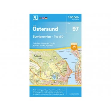 Ostersund (Sweden) - Norstedts Outdoor map 97