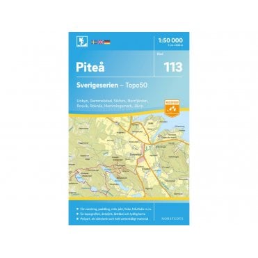 Pitea (Sweden) - Norstedts Outdoor map 113