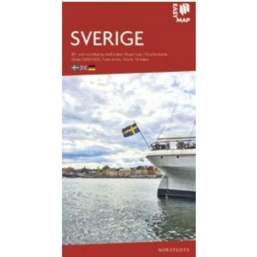 Road Map Of Sweden