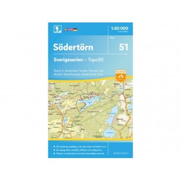 Sodertorn (Sweden) - Norstedts Outdoor map 51