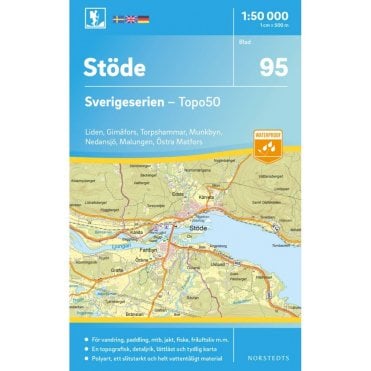Stode (Sweden) - Norstedts Outdoor map 95