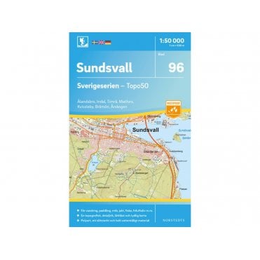 Sundsvall (Sweden) - Norstedts Outdoor map 96